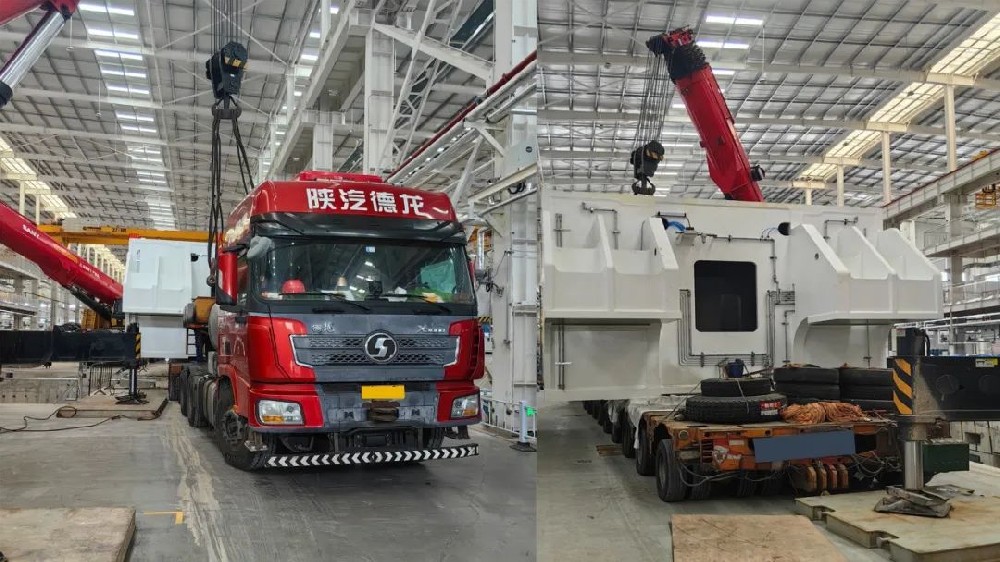 中際國邦大件：克服寒潮風雪，確保壓力機設備順利發(fā)運，彰顯企業(yè)擔當！